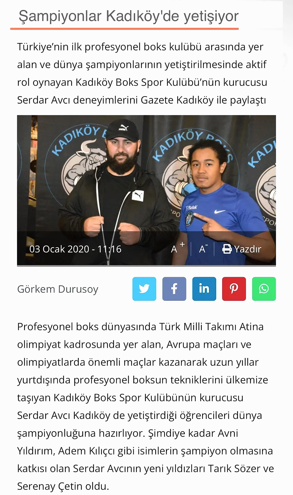 Haberlerimiz